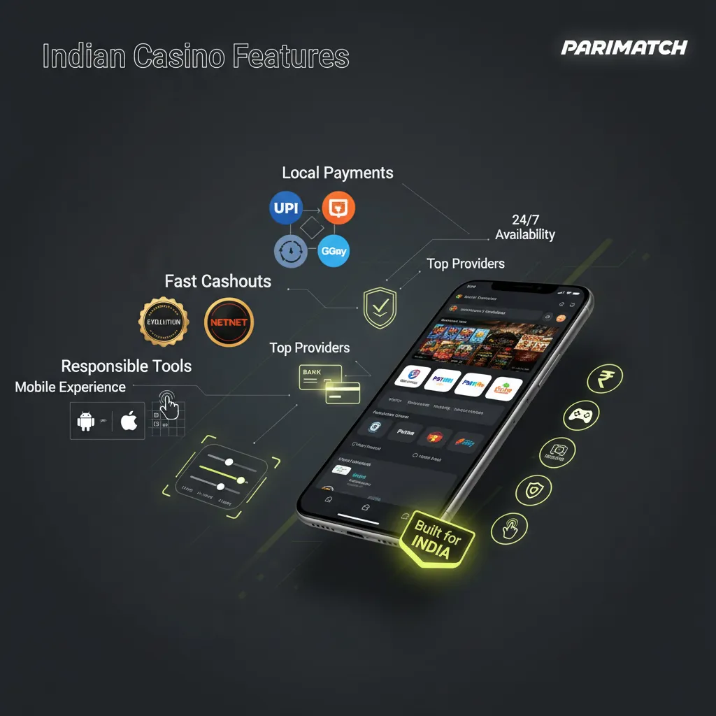 Parimatch Casino Advantages: Indian Payment Methods & High RTP Games