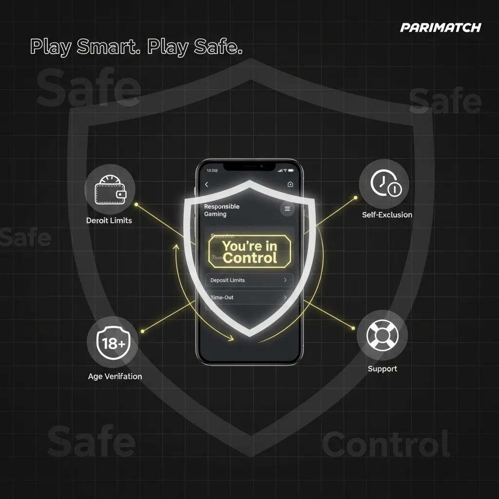 Play safely, stay in control: Parimatch responsible gaming tools — set limits, time-outs, self-exclusion.