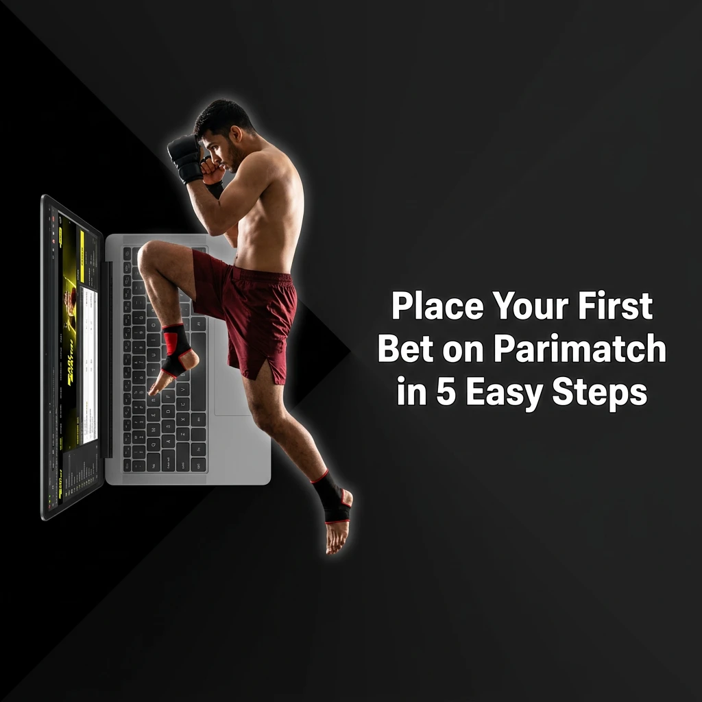 Step-by-step guide to placing your first sports bet on Parimatch in 5 easy steps for cricket and football